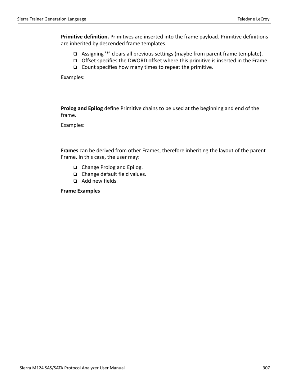 Teledyne LeCroy Sierra M124 User Manual User Manual | Page 309 / 391