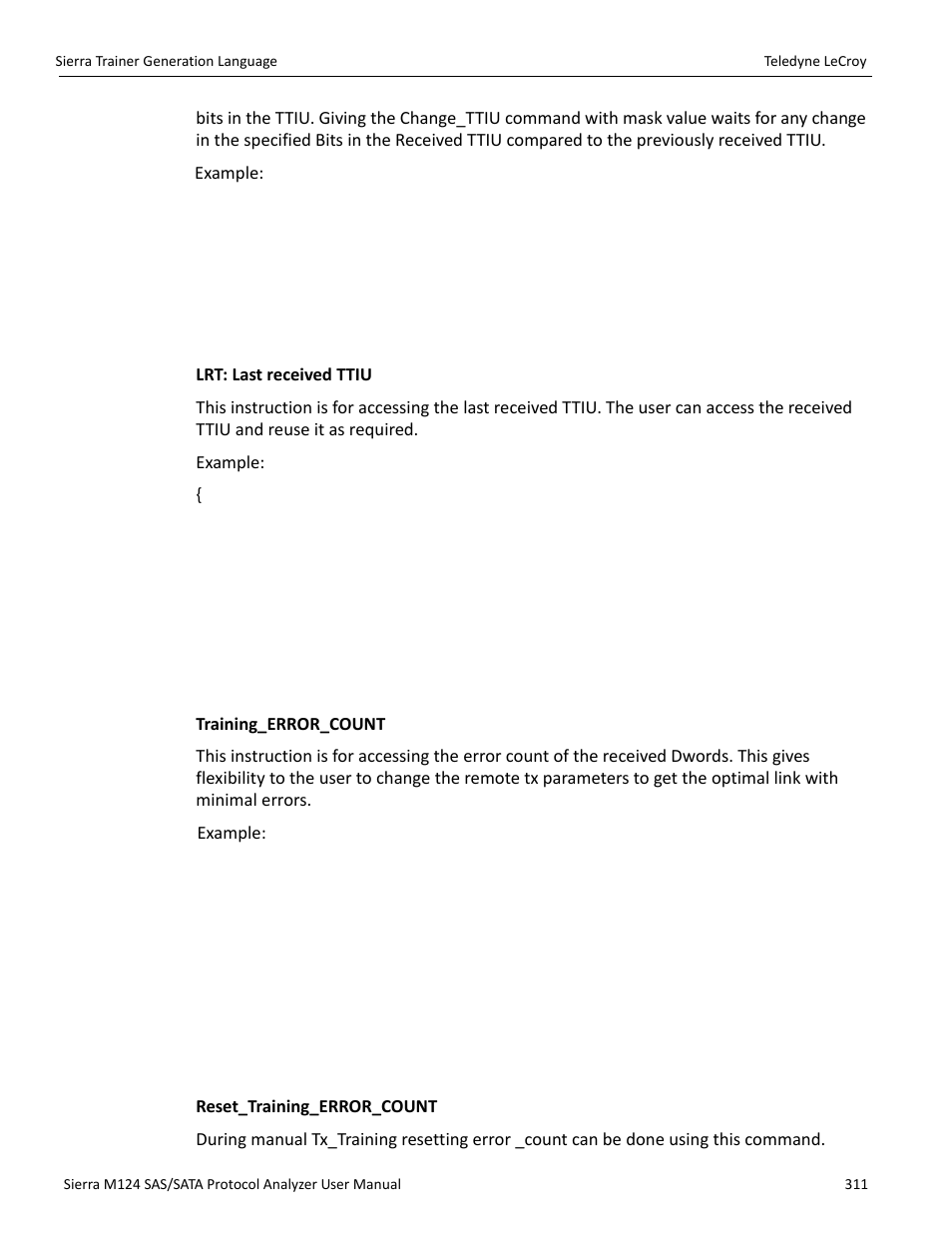 Teledyne LeCroy Sierra M124 User Manual User Manual | Page 313 / 391