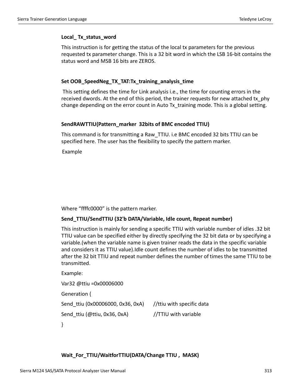 Teledyne LeCroy Sierra M124 User Manual User Manual | Page 315 / 391