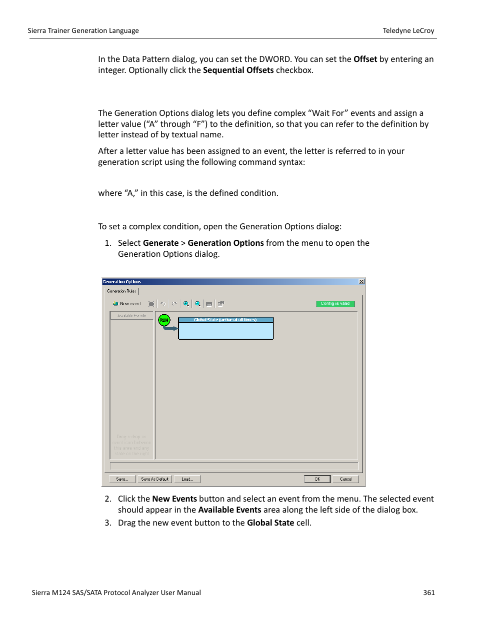 16 setting complex “wait for” conditions | Teledyne LeCroy Sierra M124 User Manual User Manual | Page 363 / 391