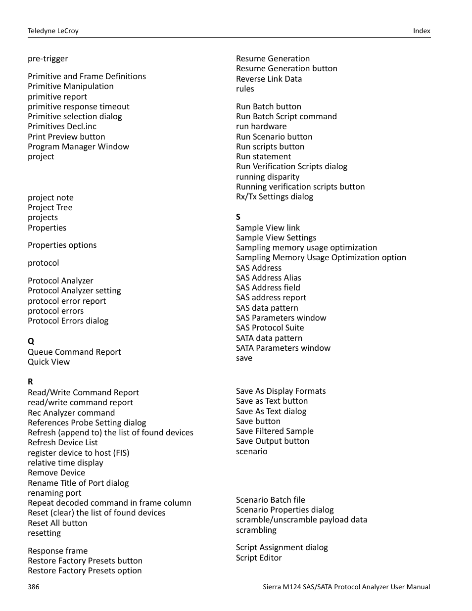 Teledyne LeCroy Sierra M124 User Manual User Manual | Page 388 / 391