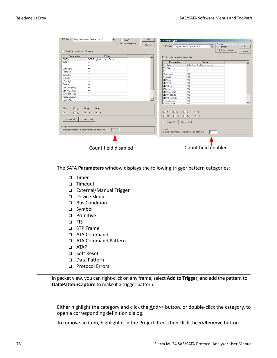 Teledyne LeCroy Sierra M124 User Manual User Manual | Page 78 / 391