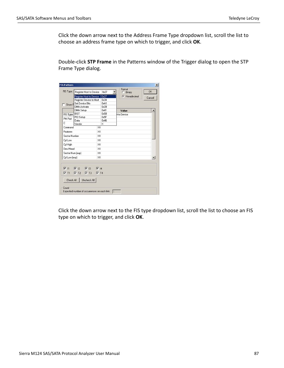 Stp frame | Teledyne LeCroy Sierra M124 User Manual User Manual | Page 89 / 391