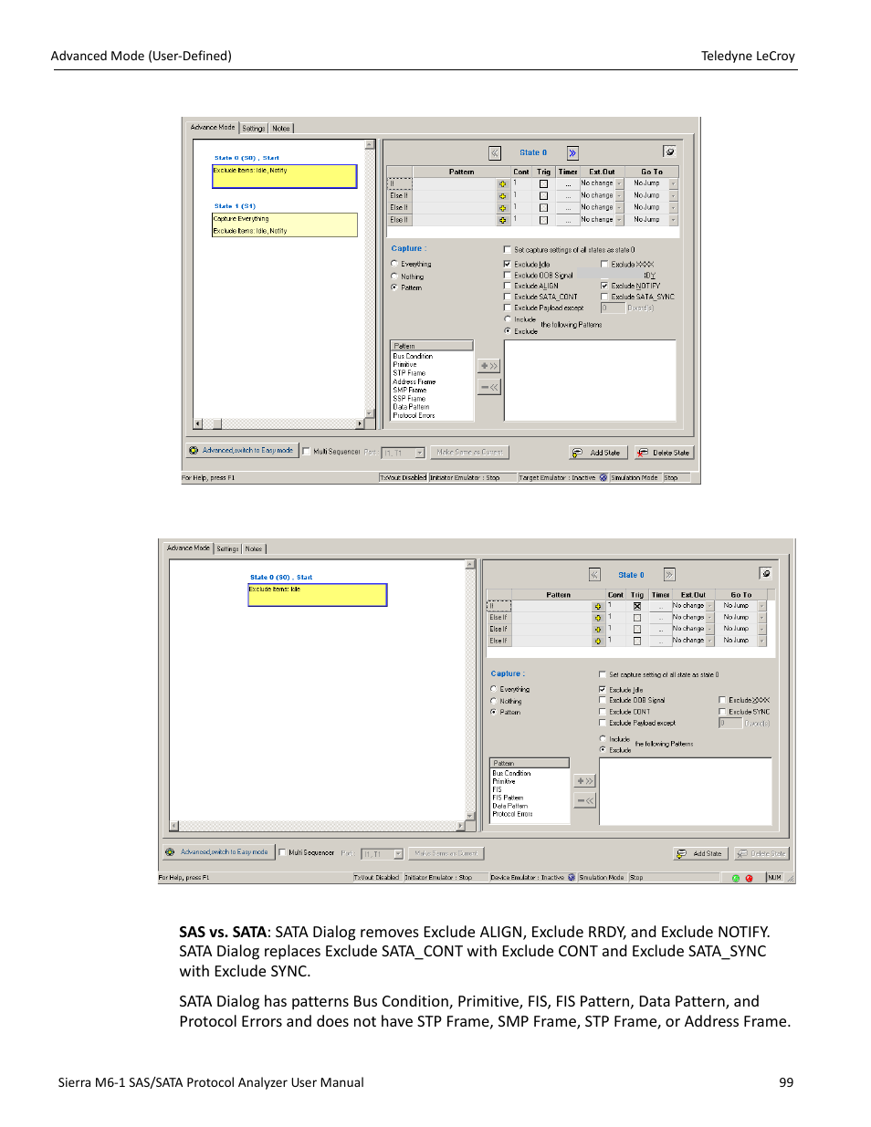 Teledyne LeCroy Sierra M6-1 SAS_SATA Protocol Analyzer User Manual User Manual | Page 101 / 302