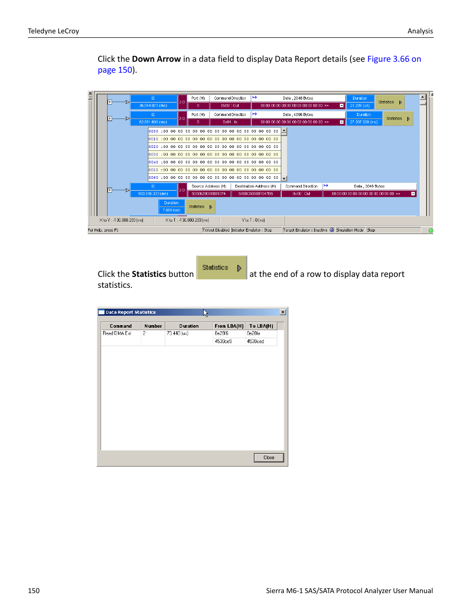 Teledyne LeCroy Sierra M6-1 SAS_SATA Protocol Analyzer User Manual User Manual | Page 152 / 302