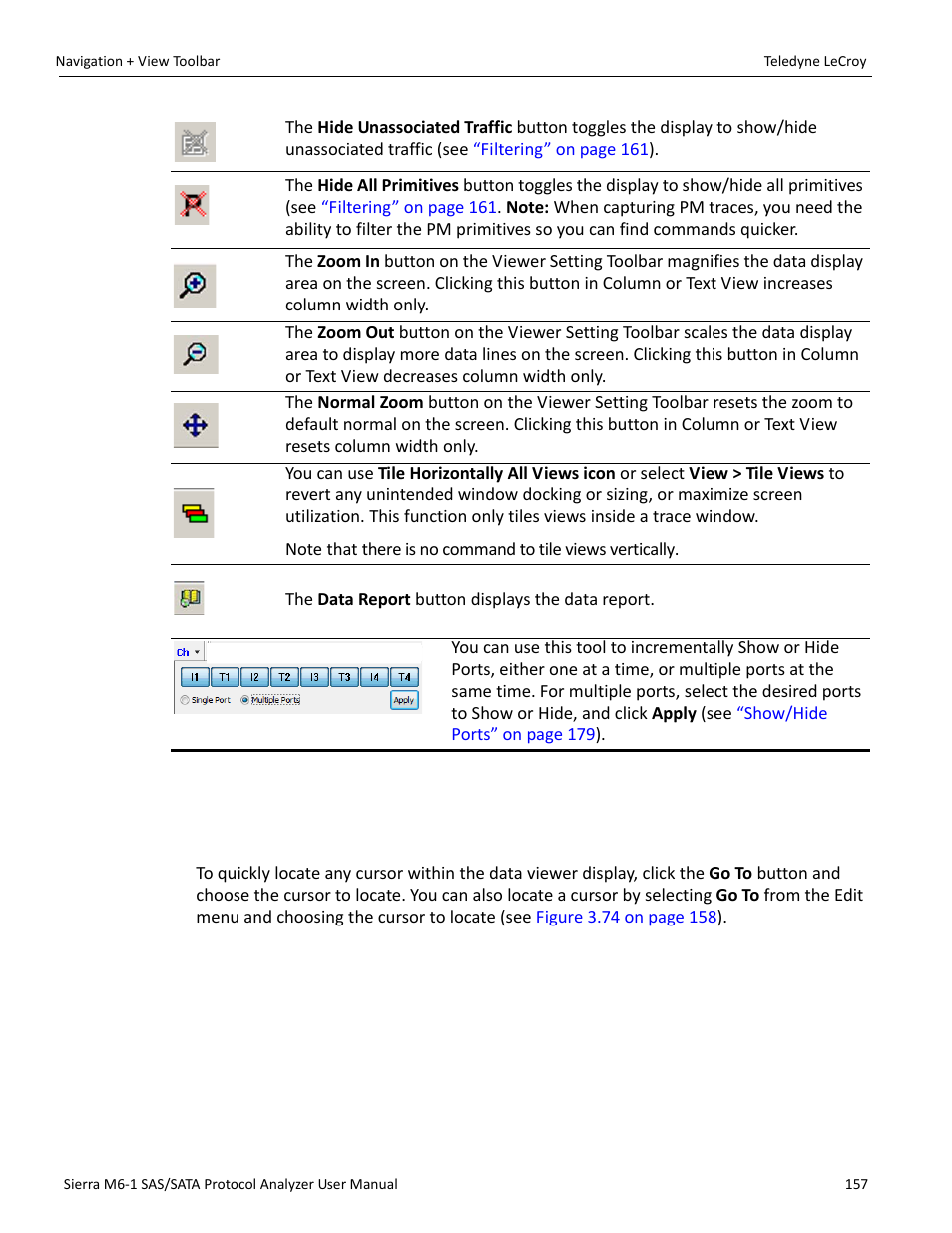 1 go to menu | Teledyne LeCroy Sierra M6-1 SAS_SATA Protocol Analyzer User Manual User Manual | Page 159 / 302