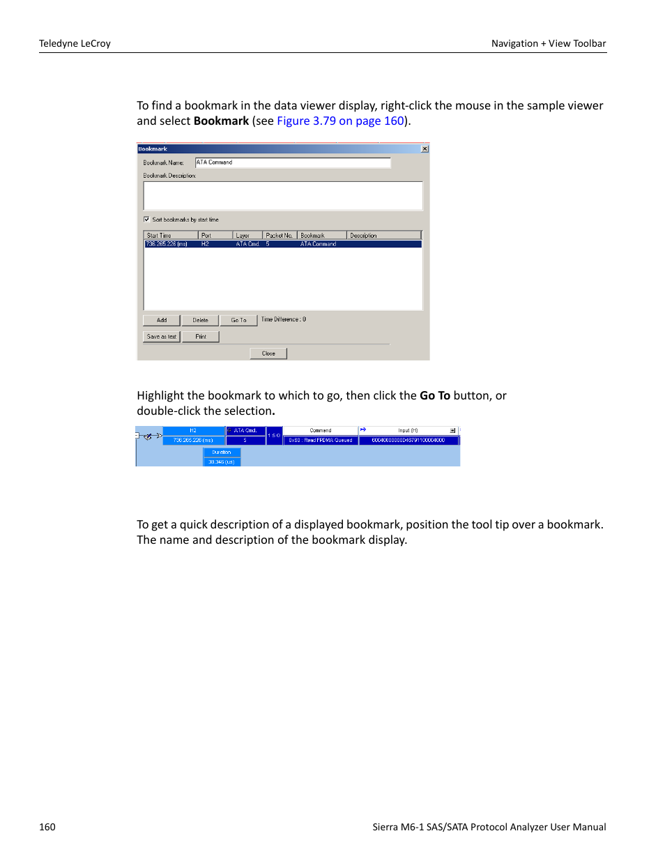 Teledyne LeCroy Sierra M6-1 SAS_SATA Protocol Analyzer User Manual User Manual | Page 162 / 302