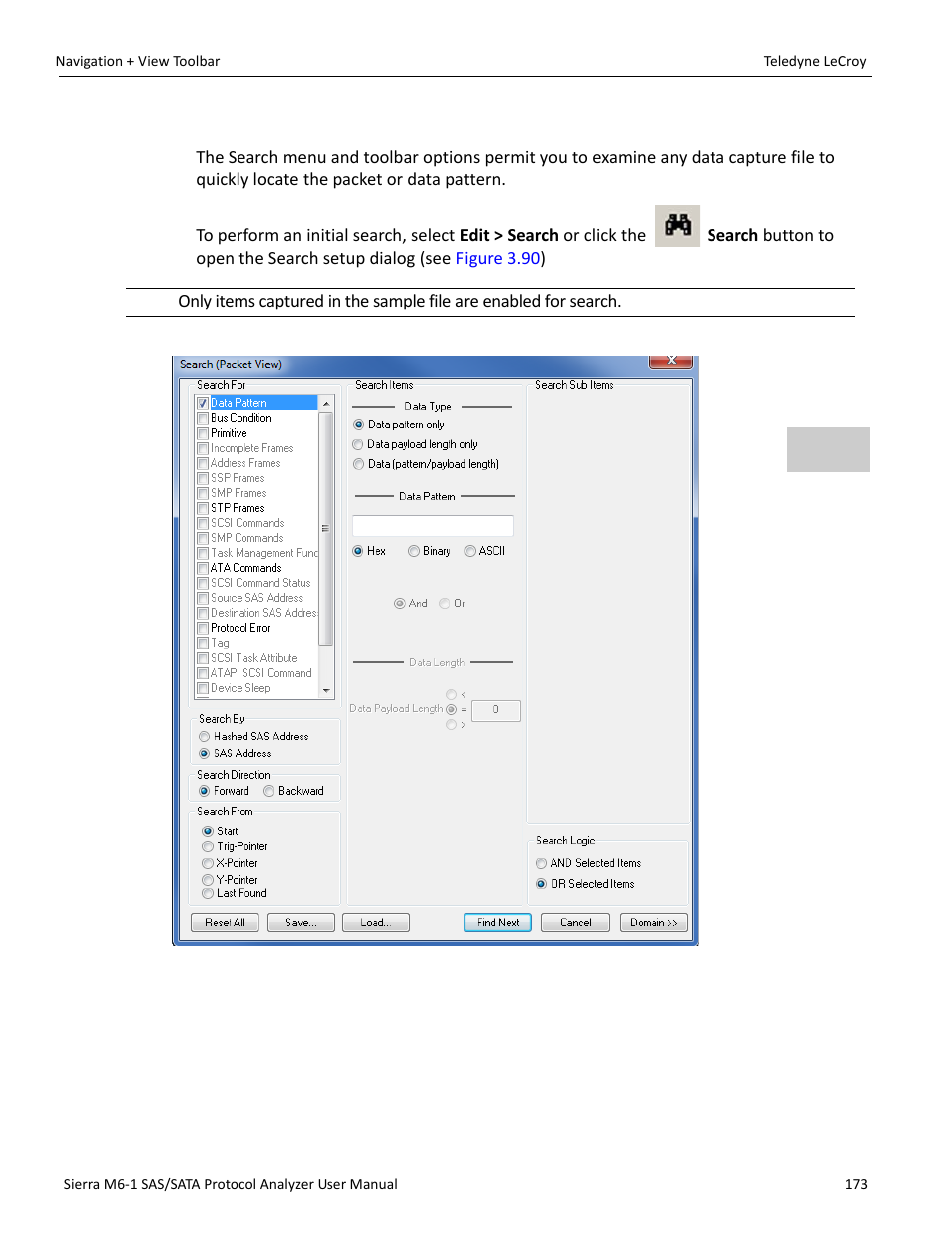 8 search | Teledyne LeCroy Sierra M6-1 SAS_SATA Protocol Analyzer User Manual User Manual | Page 175 / 302