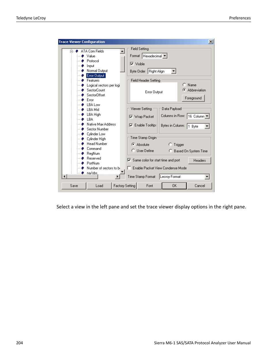 Teledyne LeCroy Sierra M6-1 SAS_SATA Protocol Analyzer User Manual User Manual | Page 206 / 302