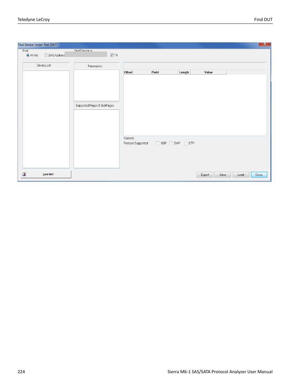 Teledyne LeCroy Sierra M6-1 SAS_SATA Protocol Analyzer User Manual User Manual | Page 226 / 302