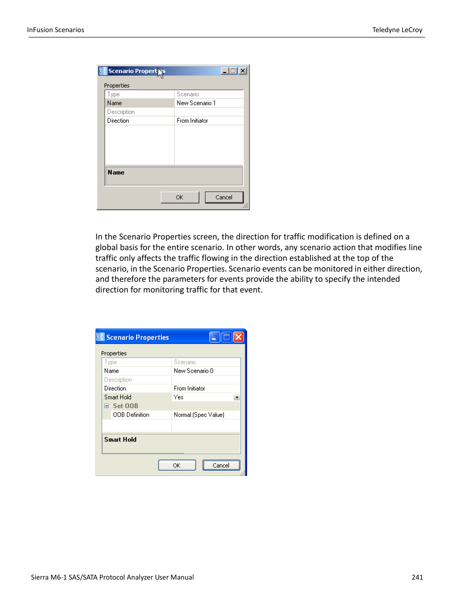 Sata smart hold option | Teledyne LeCroy Sierra M6-1 SAS_SATA Protocol Analyzer User Manual User Manual | Page 243 / 302