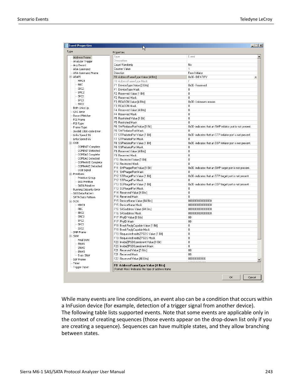 Teledyne LeCroy Sierra M6-1 SAS_SATA Protocol Analyzer User Manual User Manual | Page 245 / 302