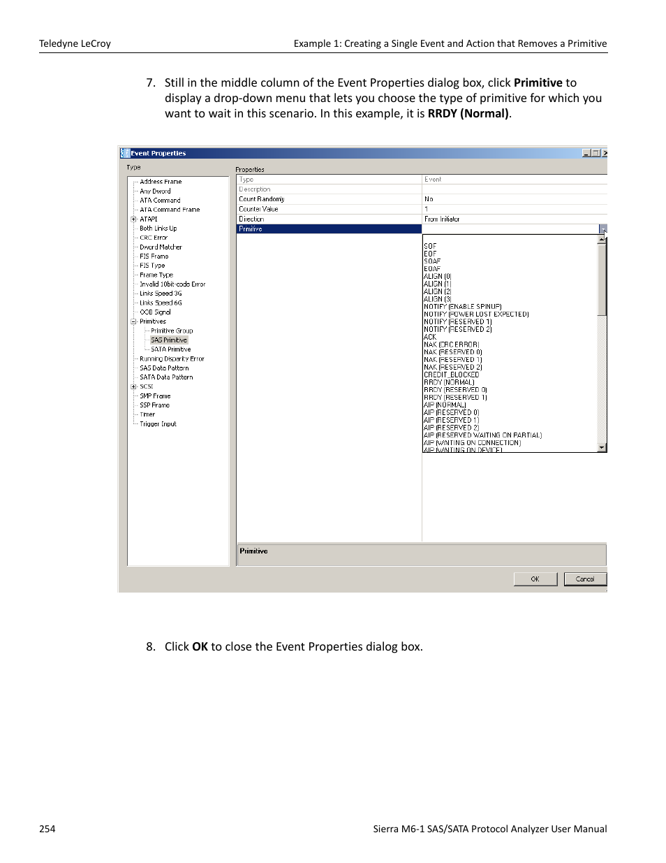 Teledyne LeCroy Sierra M6-1 SAS_SATA Protocol Analyzer User Manual User Manual | Page 256 / 302