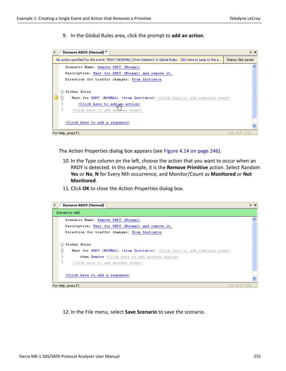 Teledyne LeCroy Sierra M6-1 SAS_SATA Protocol Analyzer User Manual User Manual | Page 257 / 302