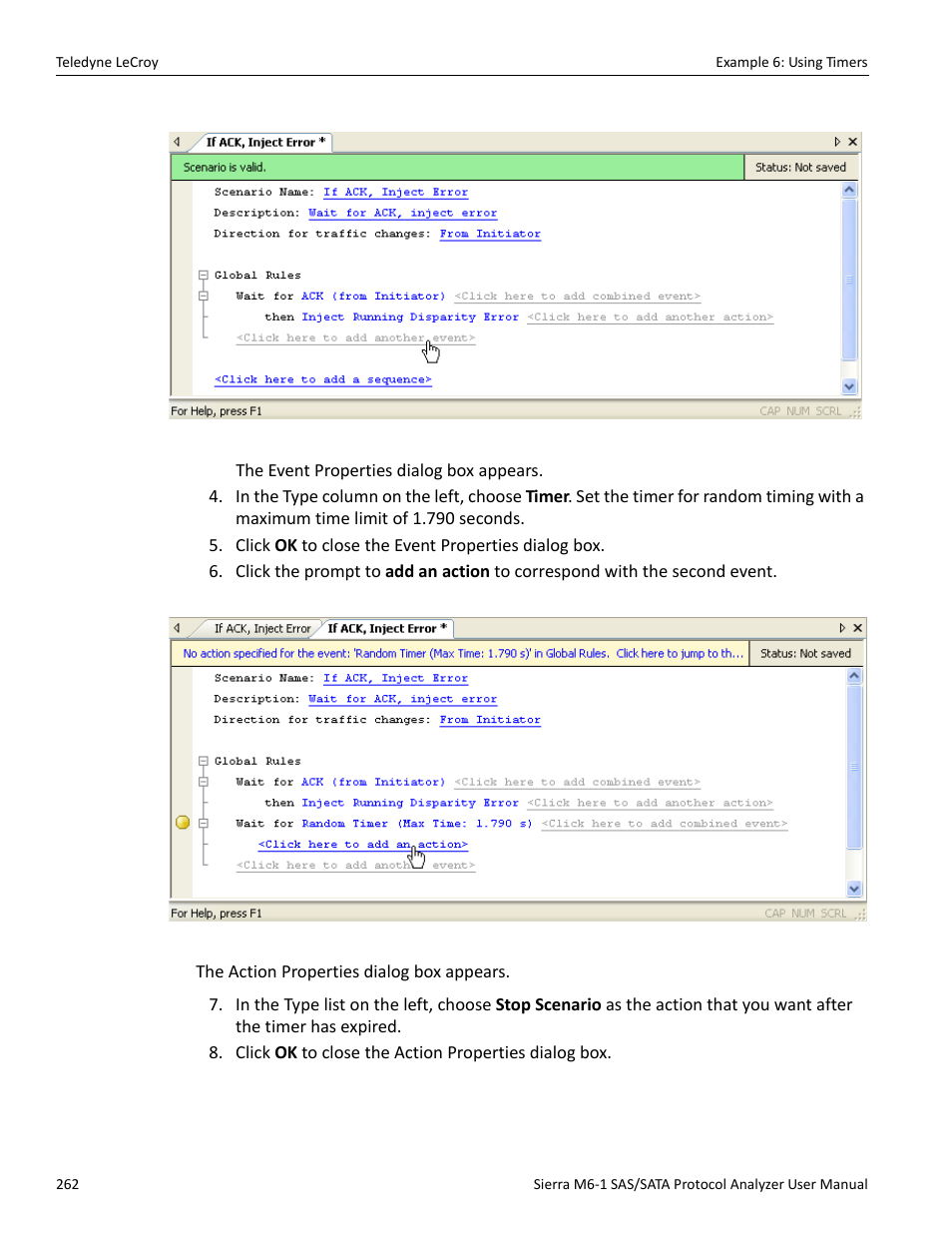 Teledyne LeCroy Sierra M6-1 SAS_SATA Protocol Analyzer User Manual User Manual | Page 264 / 302