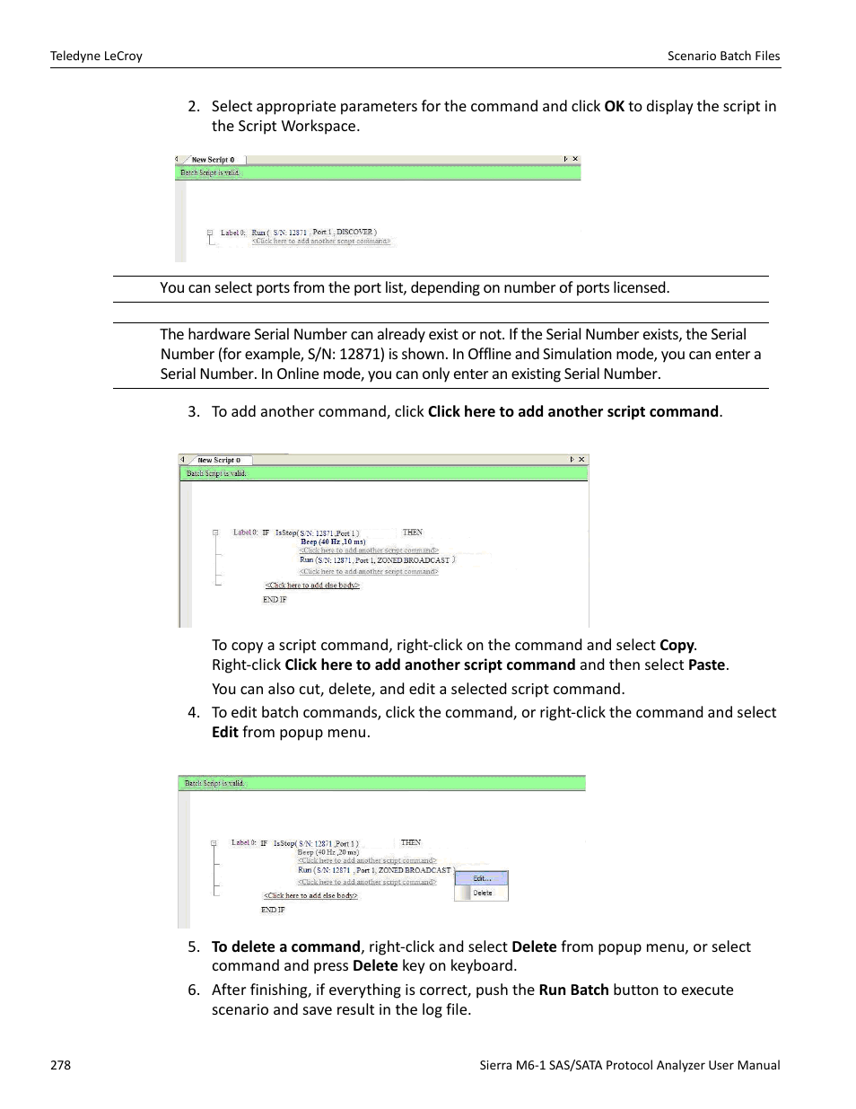 Teledyne LeCroy Sierra M6-1 SAS_SATA Protocol Analyzer User Manual User Manual | Page 280 / 302