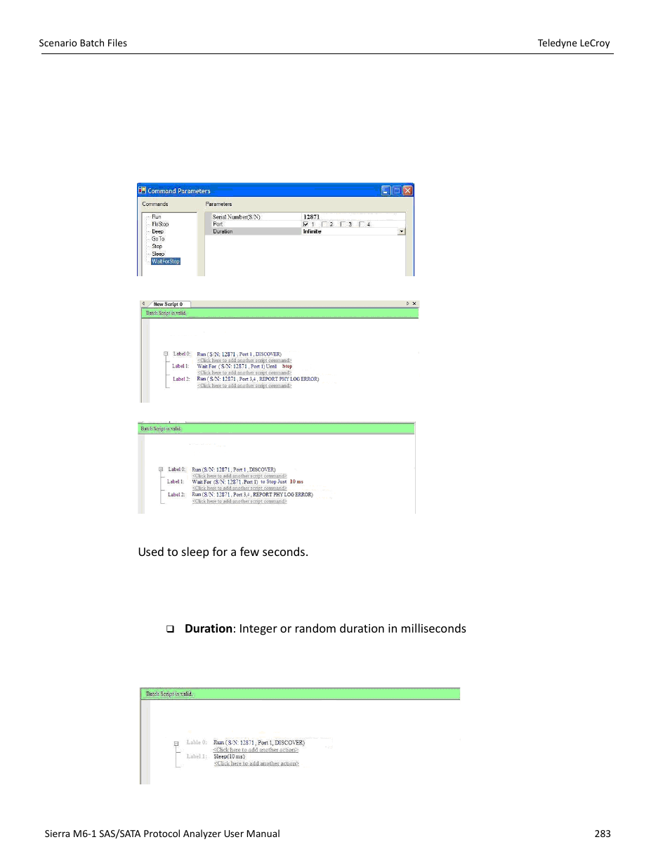 Teledyne LeCroy Sierra M6-1 SAS_SATA Protocol Analyzer User Manual User Manual | Page 285 / 302
