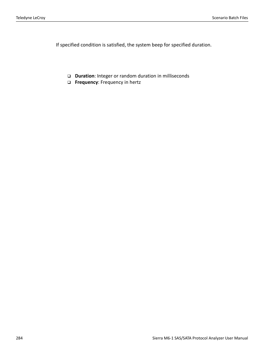 9 beep | Teledyne LeCroy Sierra M6-1 SAS_SATA Protocol Analyzer User Manual User Manual | Page 286 / 302