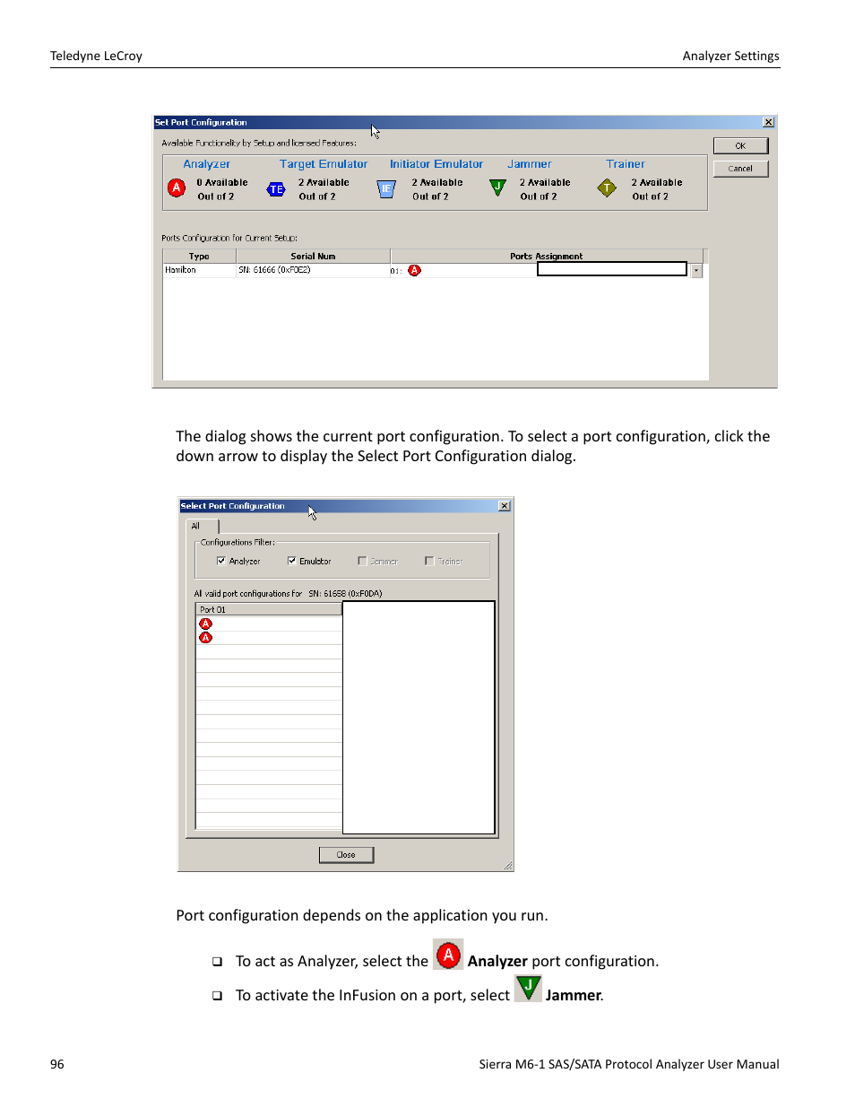 Teledyne LeCroy Sierra M6-1 SAS_SATA Protocol Analyzer User Manual User Manual | Page 98 / 302