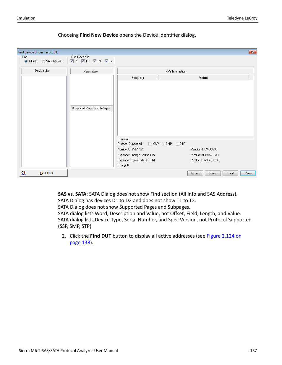 Teledyne LeCroy Sierra M6-2 SAS_SATA Protocol Analyzer User Manual User Manual | Page 139 / 496