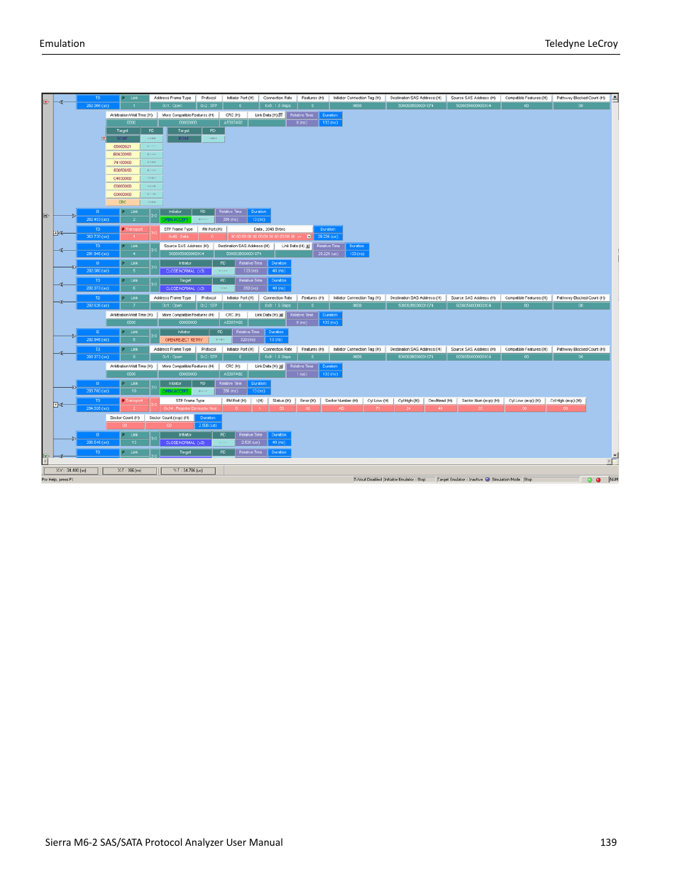 Teledyne LeCroy Sierra M6-2 SAS_SATA Protocol Analyzer User Manual User Manual | Page 141 / 496