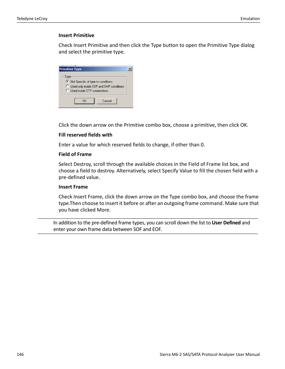 Teledyne LeCroy Sierra M6-2 SAS_SATA Protocol Analyzer User Manual User Manual | Page 148 / 496