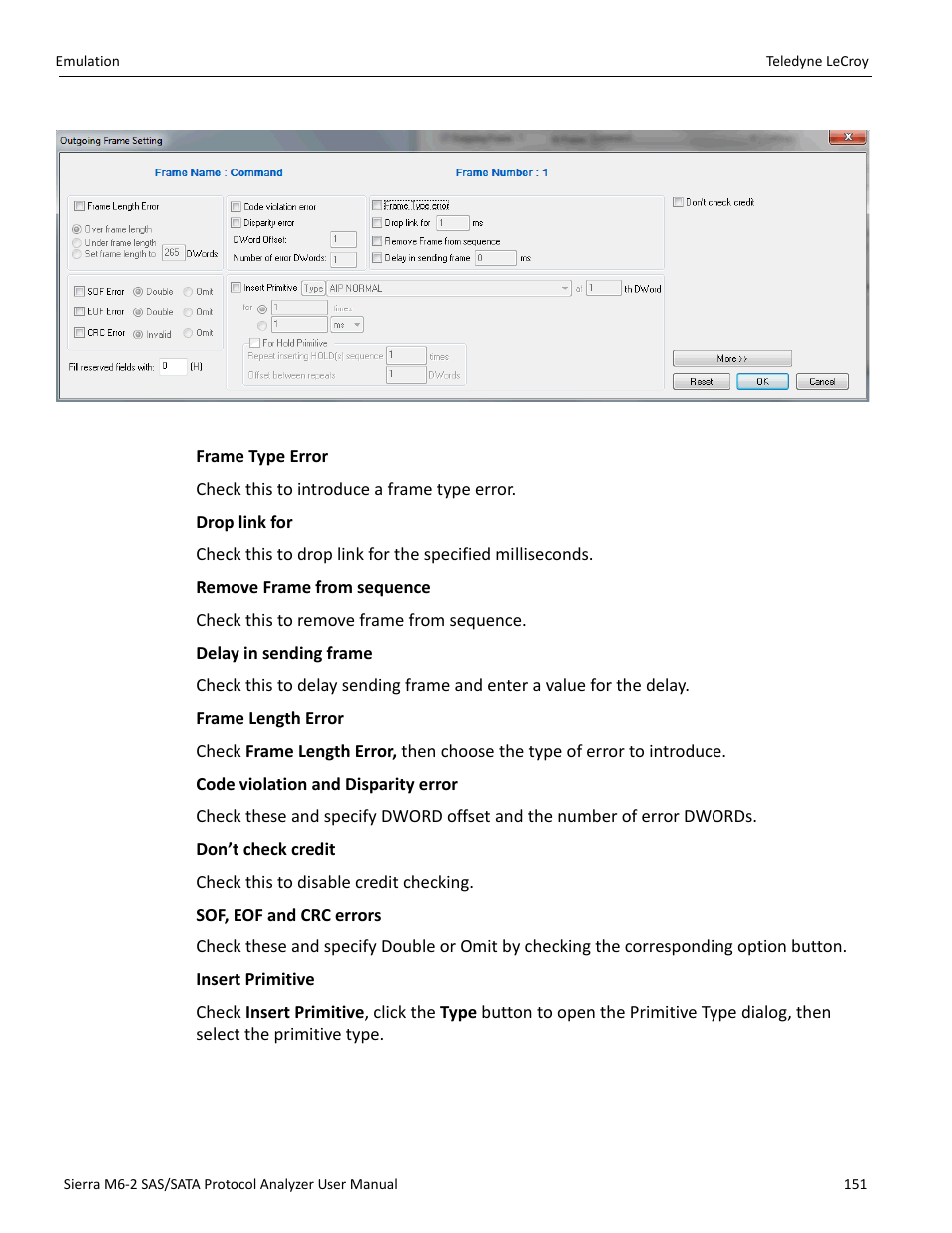Teledyne LeCroy Sierra M6-2 SAS_SATA Protocol Analyzer User Manual User Manual | Page 153 / 496