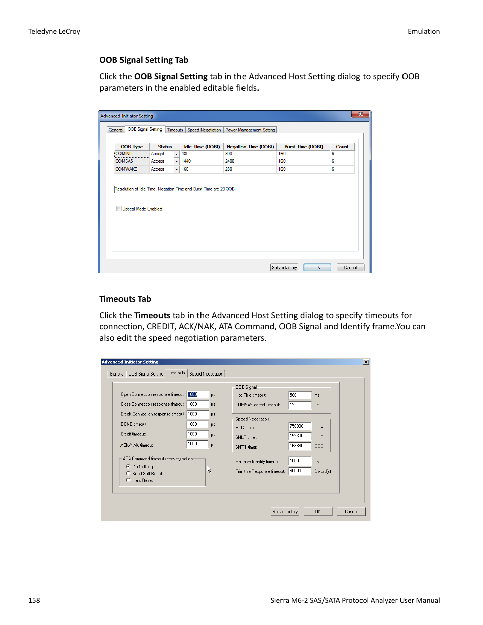 Teledyne LeCroy Sierra M6-2 SAS_SATA Protocol Analyzer User Manual User Manual | Page 160 / 496