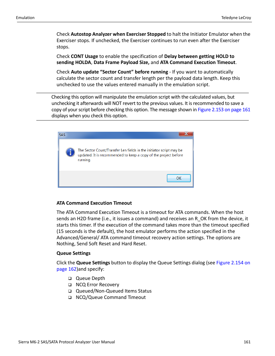 Teledyne LeCroy Sierra M6-2 SAS_SATA Protocol Analyzer User Manual User Manual | Page 163 / 496