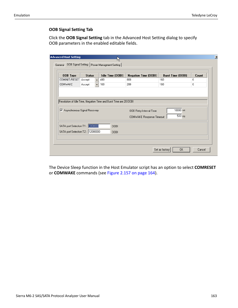 Teledyne LeCroy Sierra M6-2 SAS_SATA Protocol Analyzer User Manual User Manual | Page 165 / 496