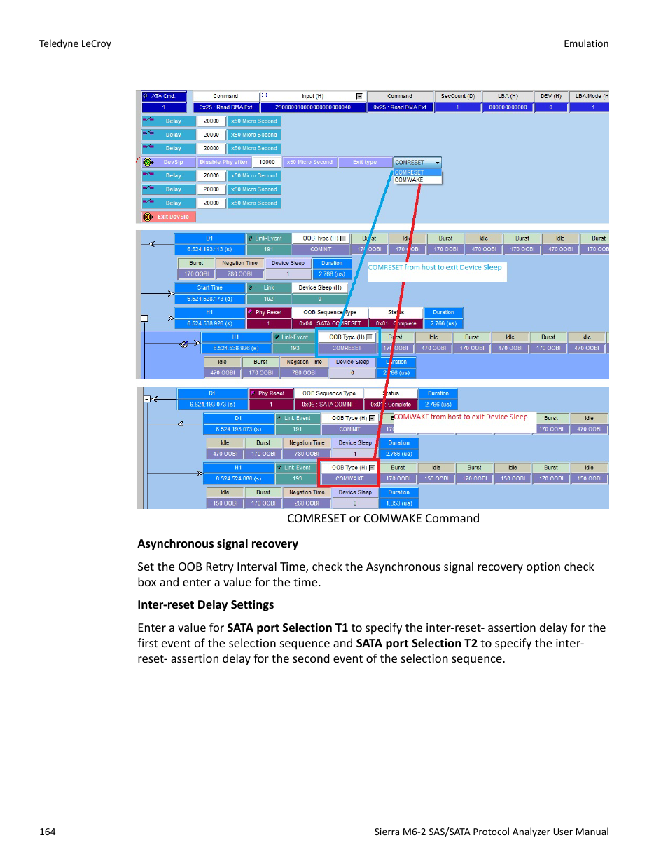 Teledyne LeCroy Sierra M6-2 SAS_SATA Protocol Analyzer User Manual User Manual | Page 166 / 496