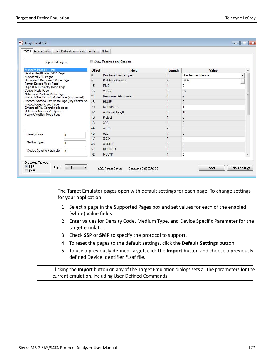 Teledyne LeCroy Sierra M6-2 SAS_SATA Protocol Analyzer User Manual User Manual | Page 179 / 496