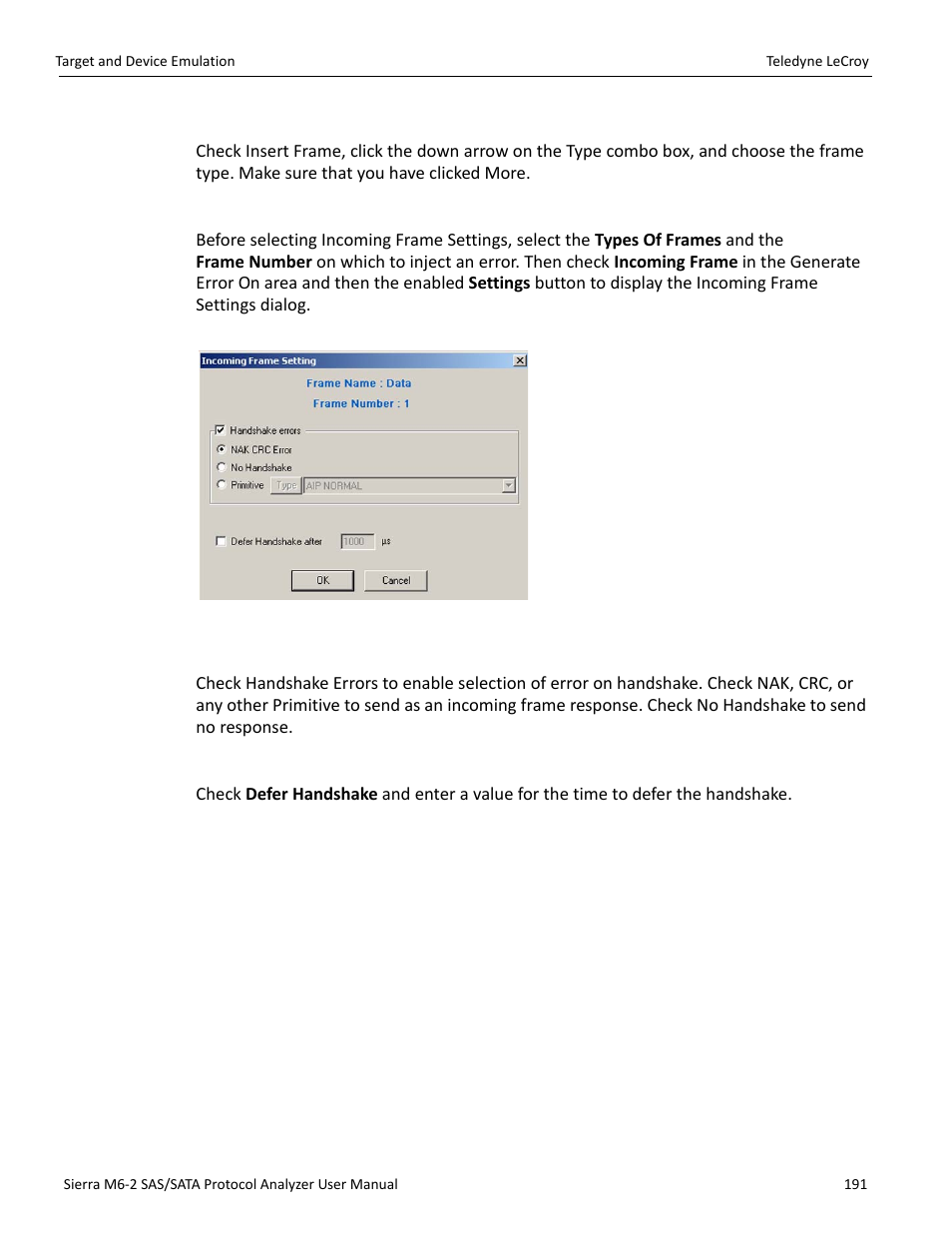 Teledyne LeCroy Sierra M6-2 SAS_SATA Protocol Analyzer User Manual User Manual | Page 193 / 496