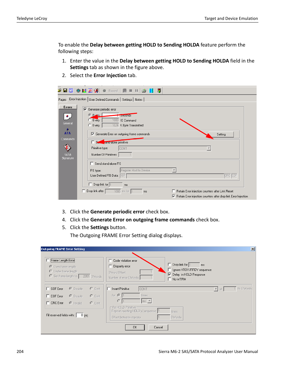 Teledyne LeCroy Sierra M6-2 SAS_SATA Protocol Analyzer User Manual User Manual | Page 206 / 496