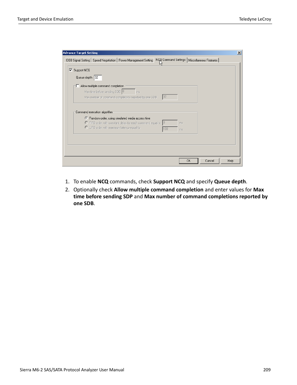 Teledyne LeCroy Sierra M6-2 SAS_SATA Protocol Analyzer User Manual User Manual | Page 211 / 496