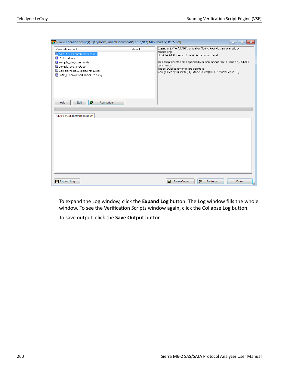 Teledyne LeCroy Sierra M6-2 SAS_SATA Protocol Analyzer User Manual User Manual | Page 262 / 496