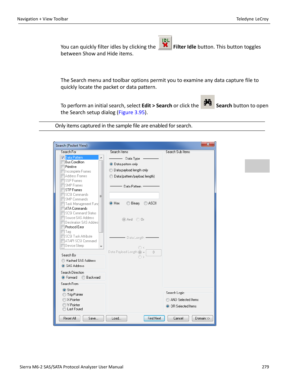 8 search | Teledyne LeCroy Sierra M6-2 SAS_SATA Protocol Analyzer User Manual User Manual | Page 281 / 496