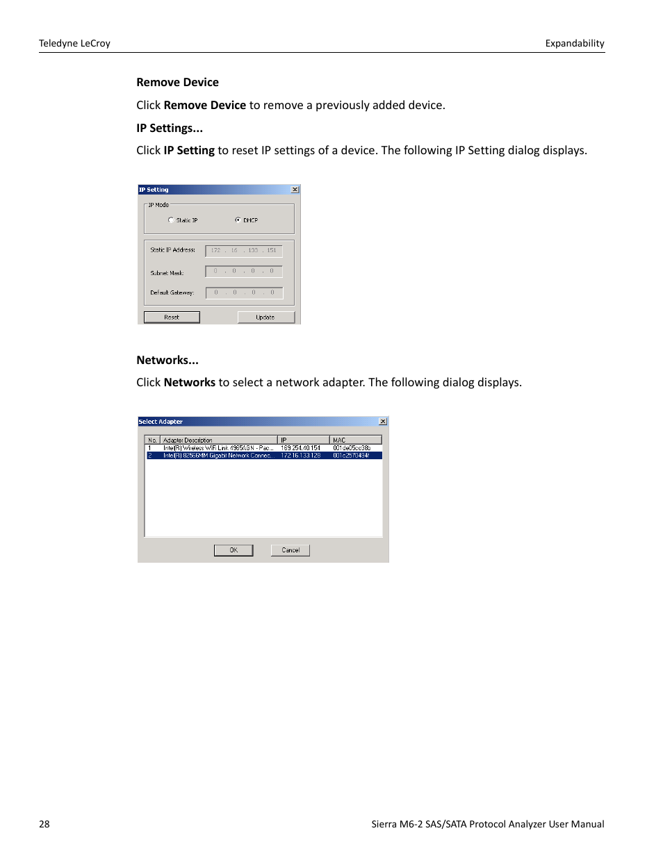 Teledyne LeCroy Sierra M6-2 SAS_SATA Protocol Analyzer User Manual User Manual | Page 30 / 496
