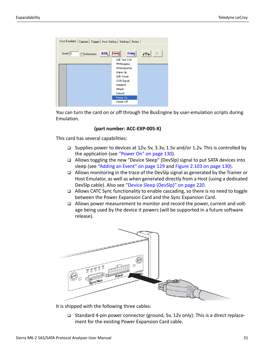 Teledyne LeCroy Sierra M6-2 SAS_SATA Protocol Analyzer User Manual User Manual | Page 33 / 496