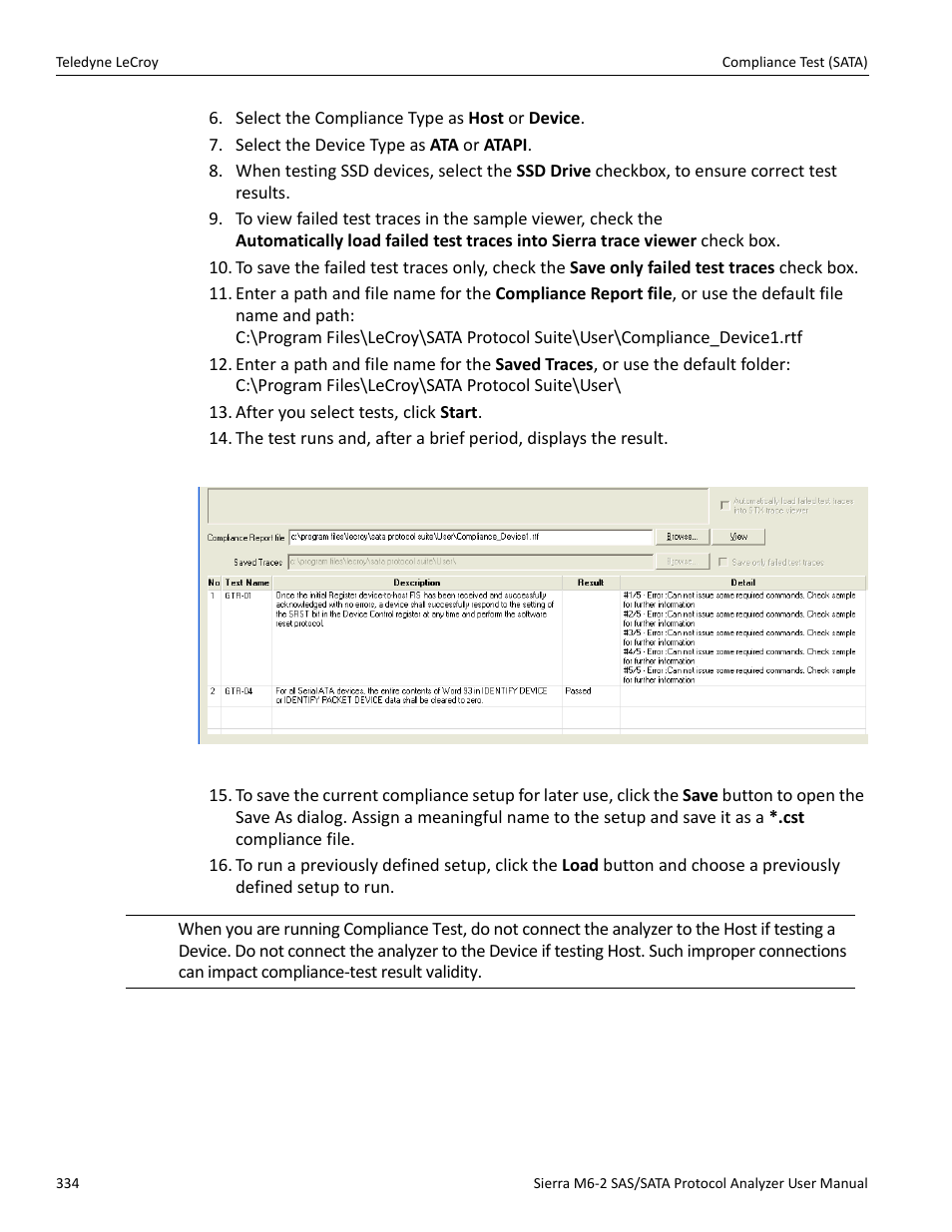 Teledyne LeCroy Sierra M6-2 SAS_SATA Protocol Analyzer User Manual User Manual | Page 336 / 496