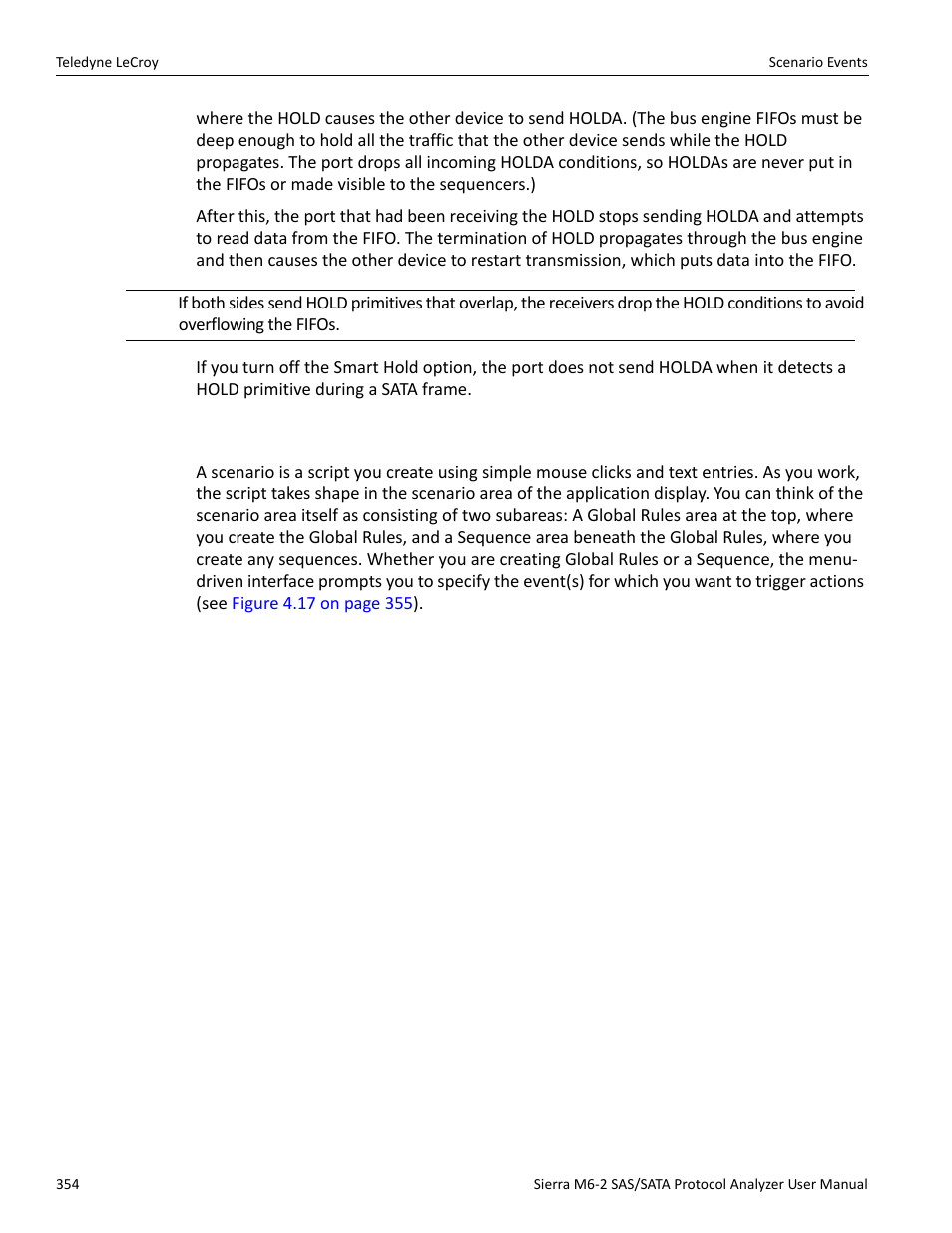 7 scenario events | Teledyne LeCroy Sierra M6-2 SAS_SATA Protocol Analyzer User Manual User Manual | Page 356 / 496