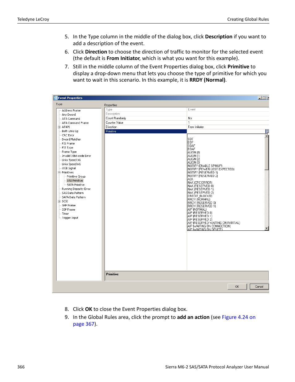 Teledyne LeCroy Sierra M6-2 SAS_SATA Protocol Analyzer User Manual User Manual | Page 368 / 496