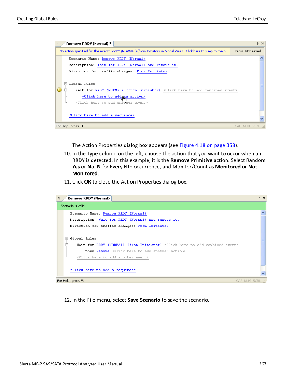 Teledyne LeCroy Sierra M6-2 SAS_SATA Protocol Analyzer User Manual User Manual | Page 369 / 496