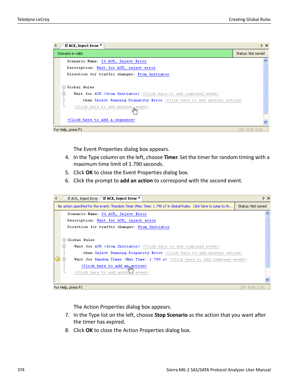 Teledyne LeCroy Sierra M6-2 SAS_SATA Protocol Analyzer User Manual User Manual | Page 376 / 496