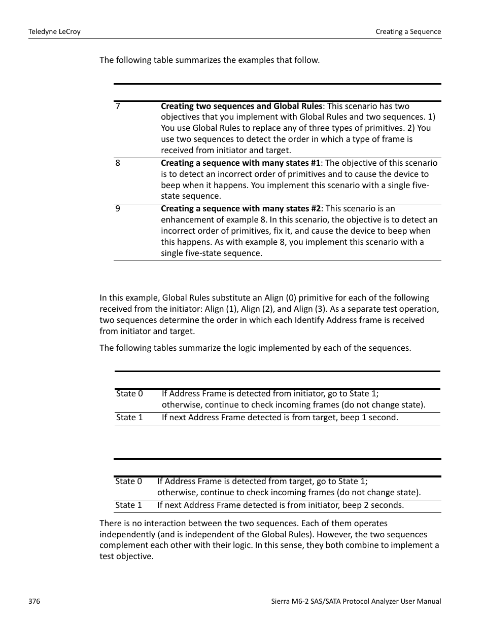 Teledyne LeCroy Sierra M6-2 SAS_SATA Protocol Analyzer User Manual User Manual | Page 378 / 496