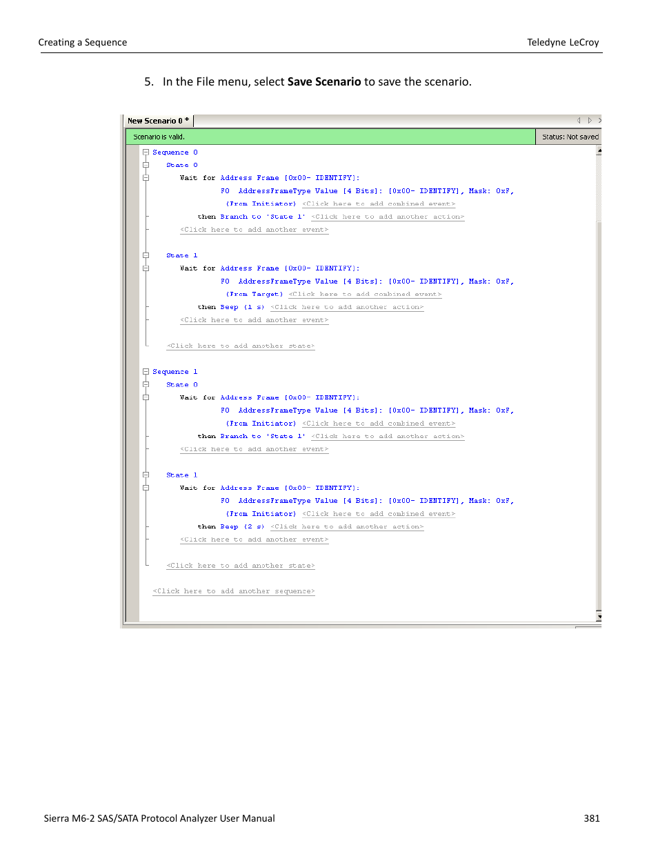 Teledyne LeCroy Sierra M6-2 SAS_SATA Protocol Analyzer User Manual User Manual | Page 383 / 496