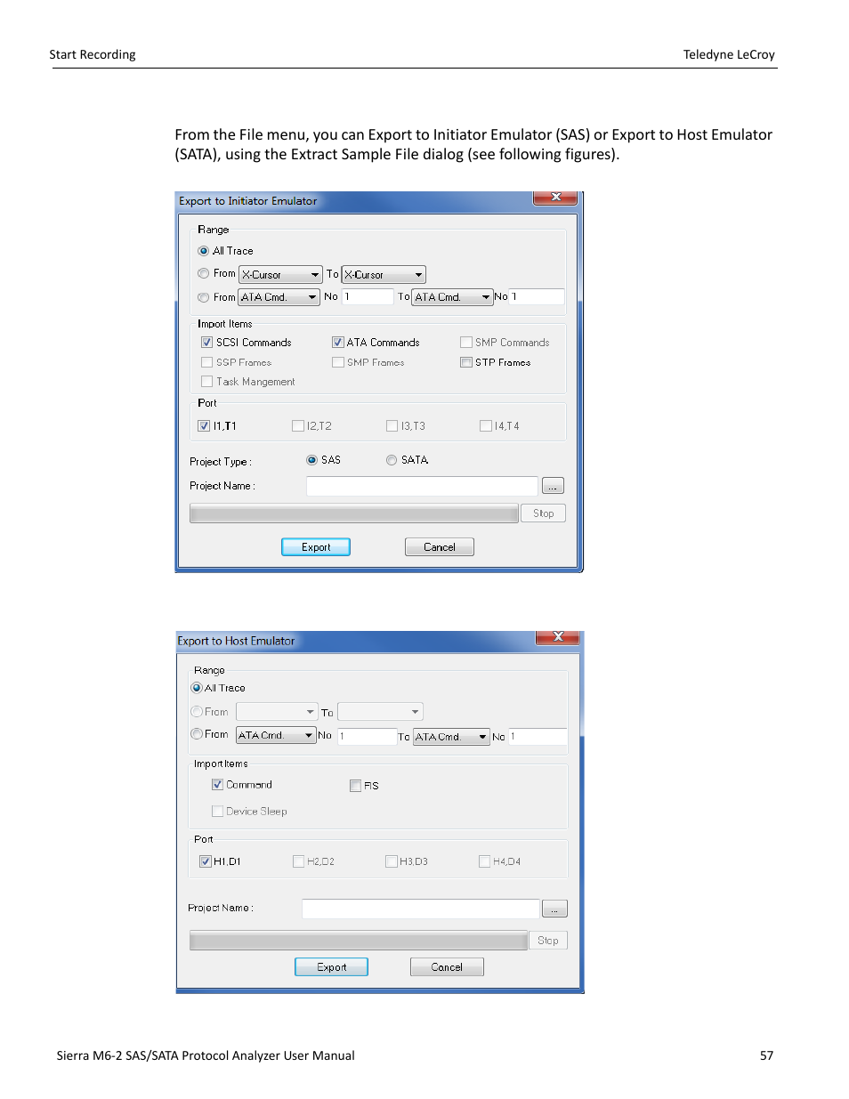 Teledyne LeCroy Sierra M6-2 SAS_SATA Protocol Analyzer User Manual User Manual | Page 59 / 496
