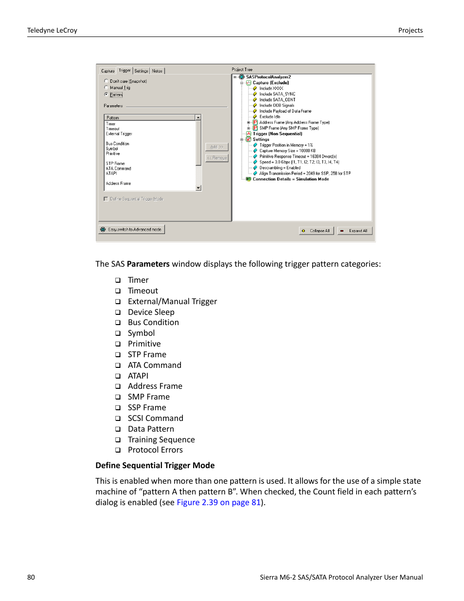 Teledyne LeCroy Sierra M6-2 SAS_SATA Protocol Analyzer User Manual User Manual | Page 82 / 496