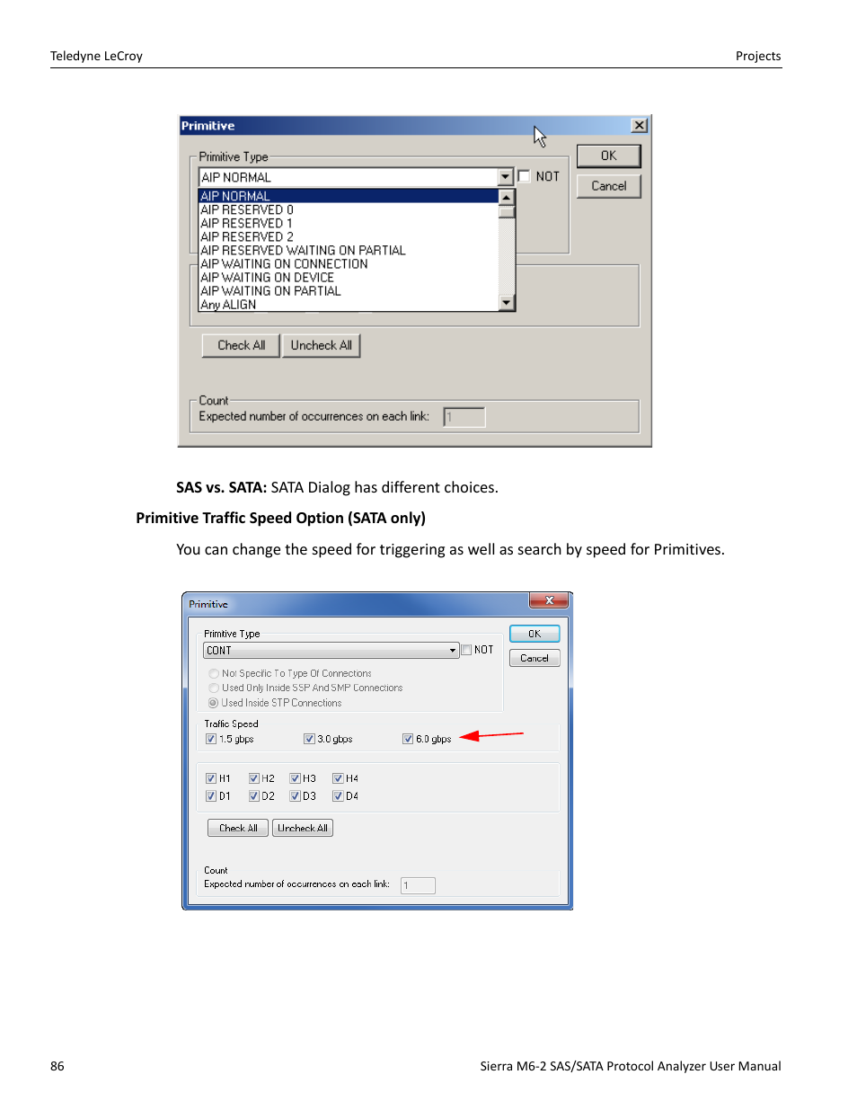 Teledyne LeCroy Sierra M6-2 SAS_SATA Protocol Analyzer User Manual User Manual | Page 88 / 496