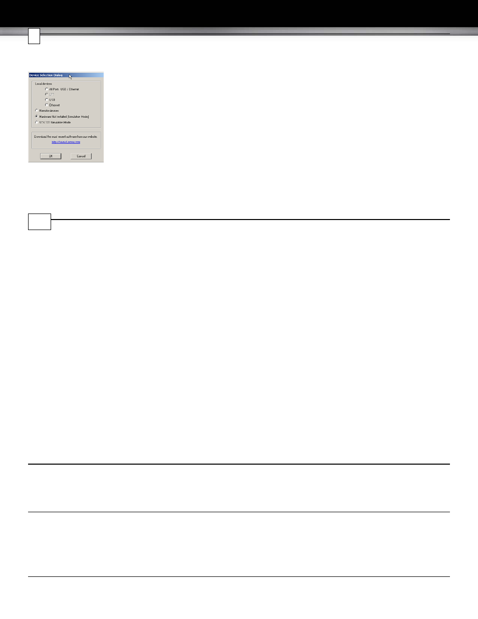 Starting the application, Running the software and hardware | Teledyne LeCroy Sierra M6-4 SAS_SATA Protocol Analyzer Quick Start Guide User Manual | Page 4 / 4